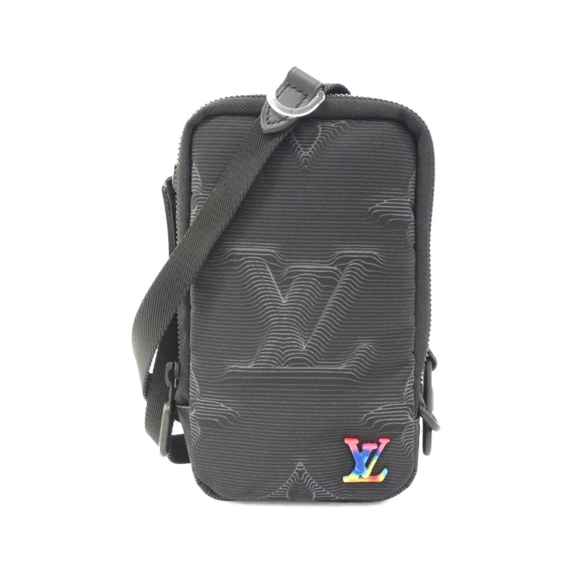 Louis Vuitton Black Nylon Pouch Shoulder Bag