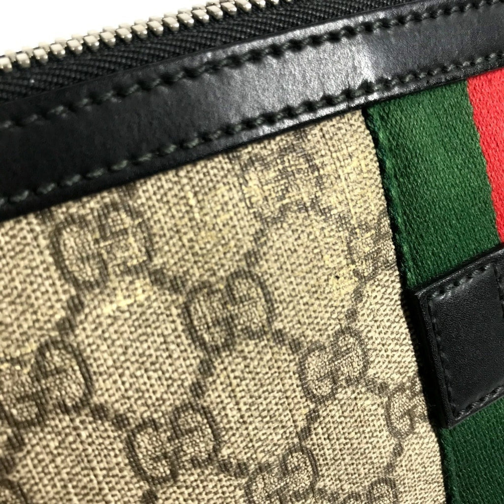 Gucci Beige Gg Supreme Shoulder Bag (Pre-Owned)