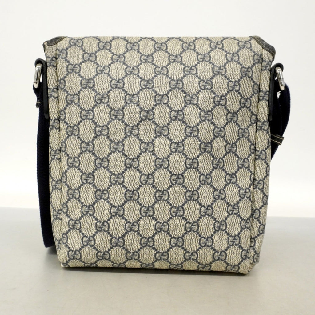 Gucci Navy Pvc Shoulder Bag (Pre-Owned)