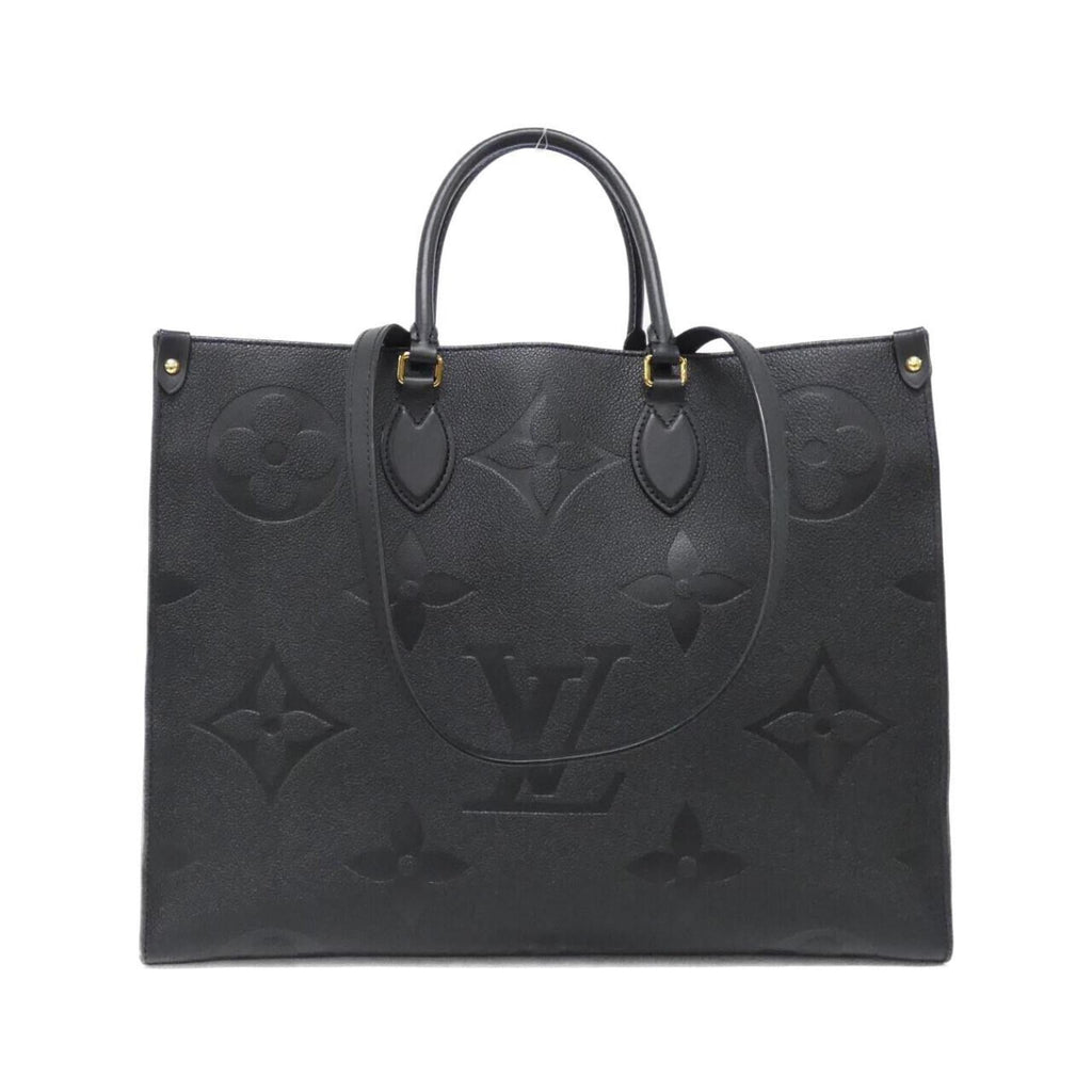 Louis Vuitton Black Leather Handbag
