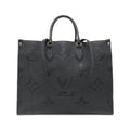 Louis Vuitton Black Leather Handbag