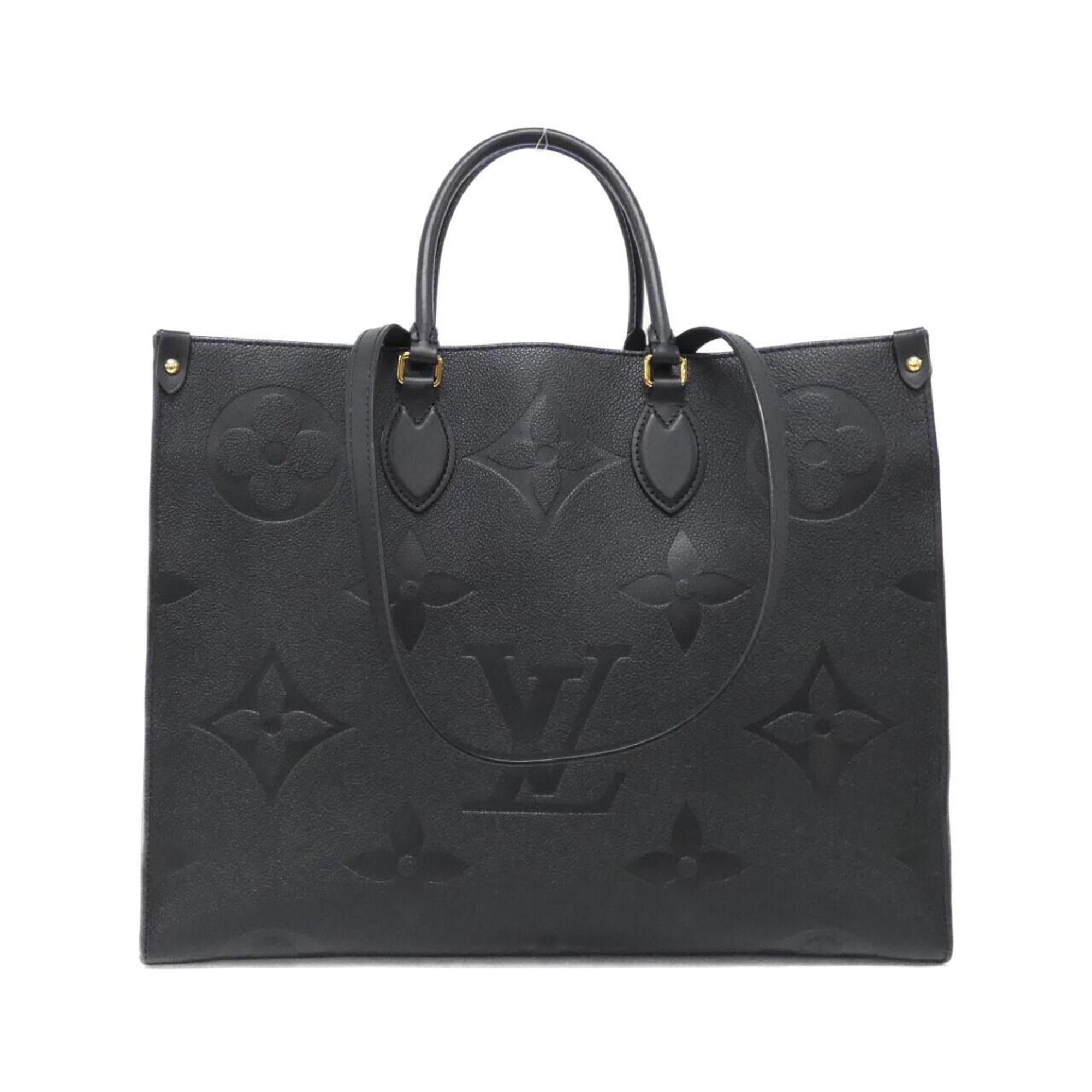 Louis Vuitton Black Leather Handbag
