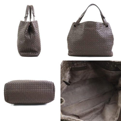 Bottega Veneta Brown Intrecciato Shoulder Bag