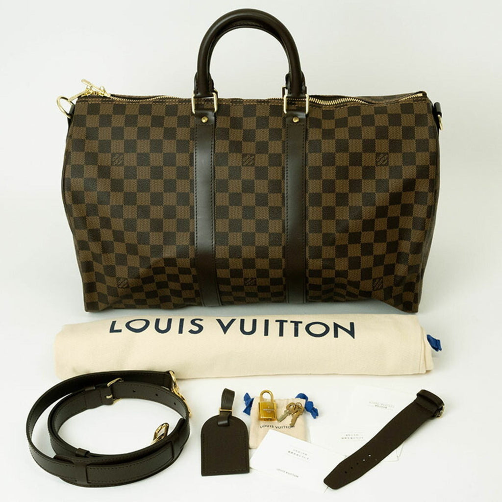 Louis Vuitton Damier Damier Canvas Ebene Boston Bag