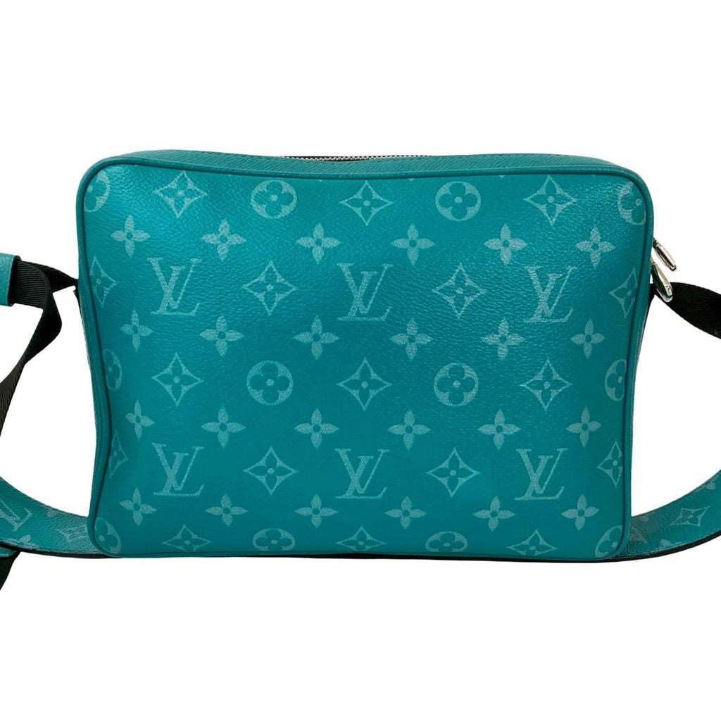Louis Vuitton Green Leather Shoulder Bag