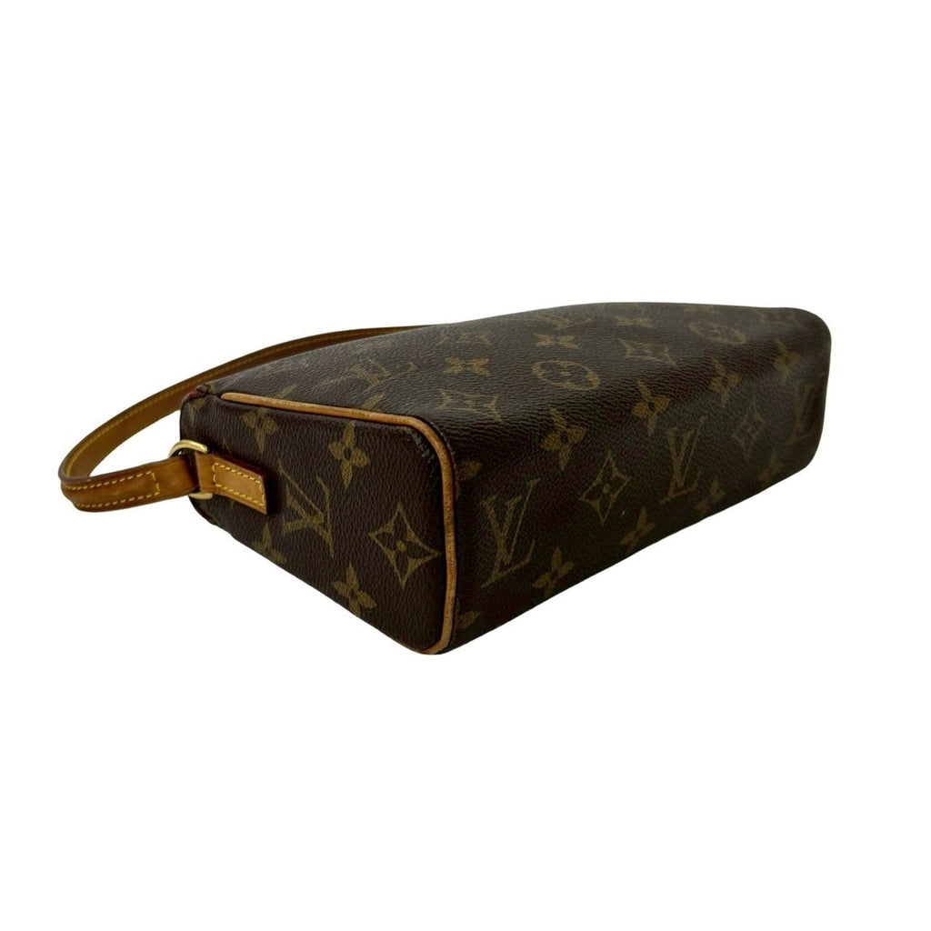 Louis Vuitton Brown Leather Pvc Shoulder Bag