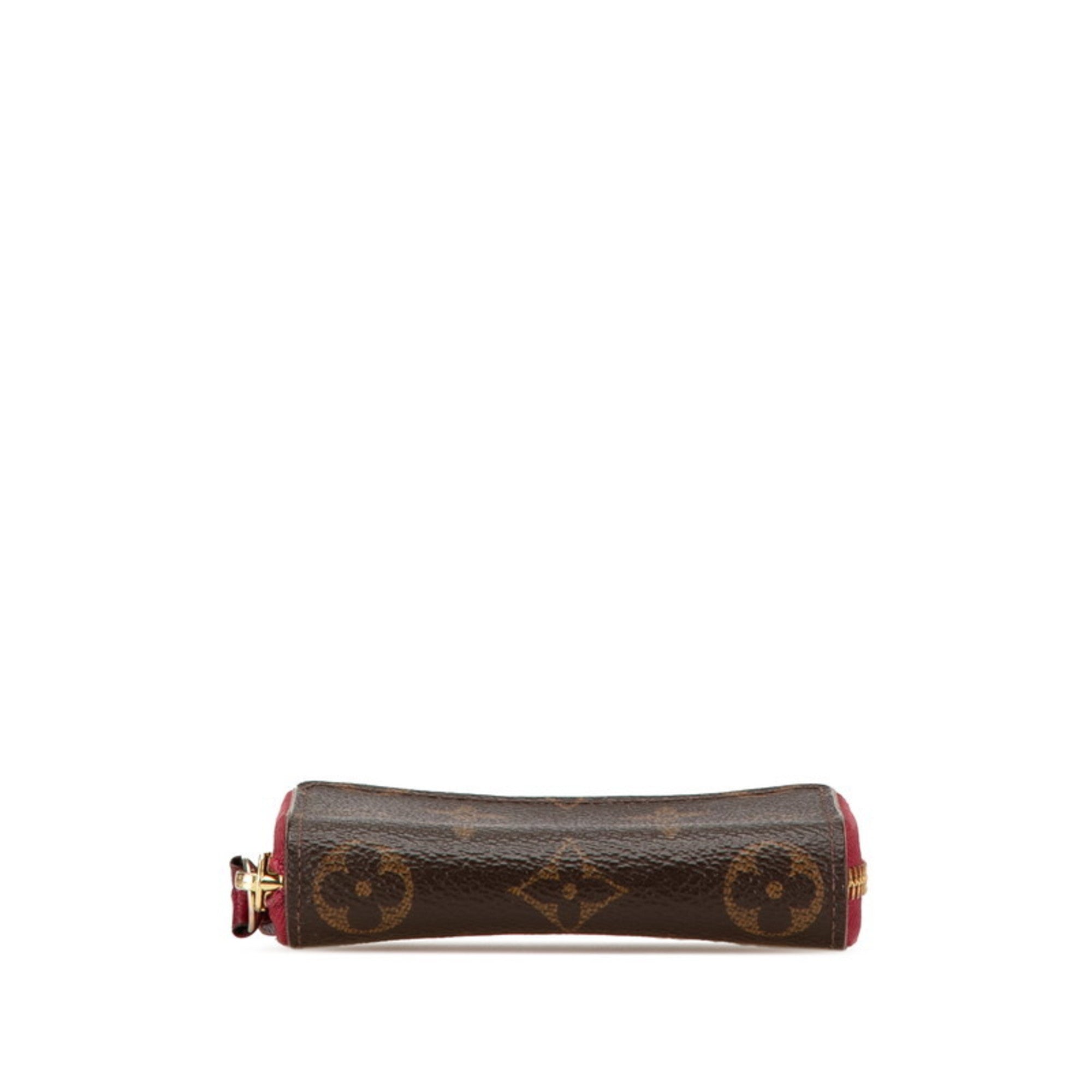 Louis Vuitton Fuchsia Monogram Red Color Pvc Leather Coin Purse/Coin Case
