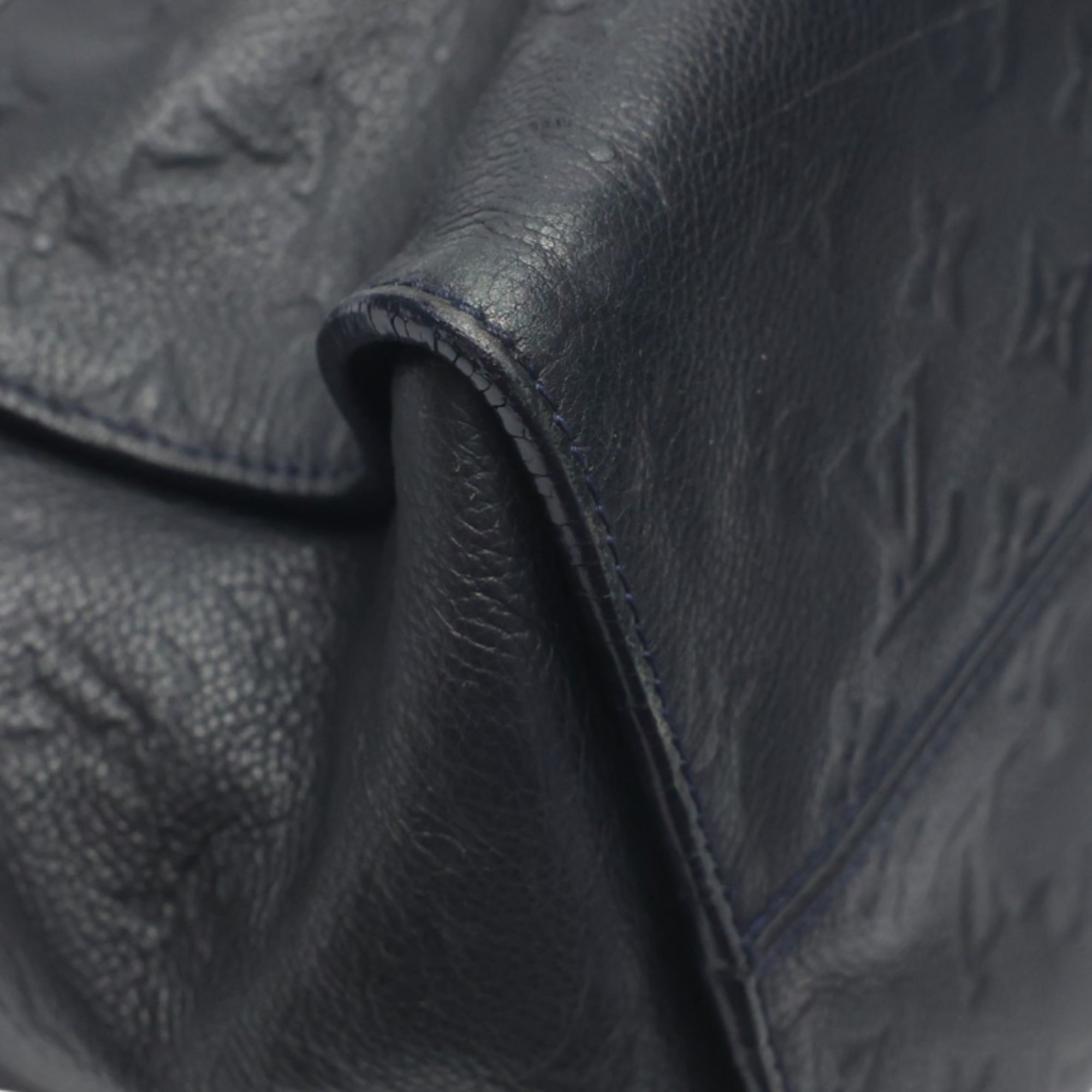 Louis Vuitton Black Infini Monogram Empreinte Tote Bag