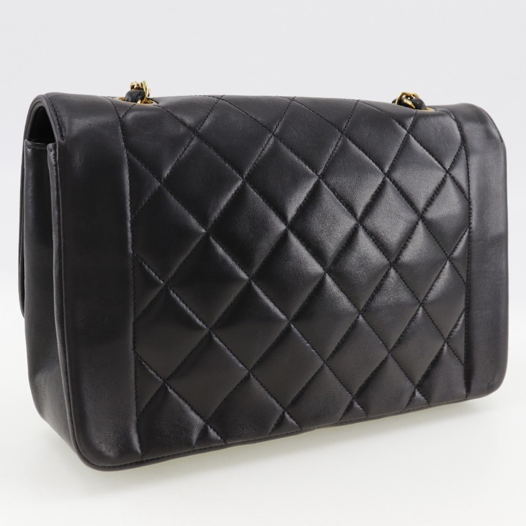 Chanel Black Leather Shoulder Bag