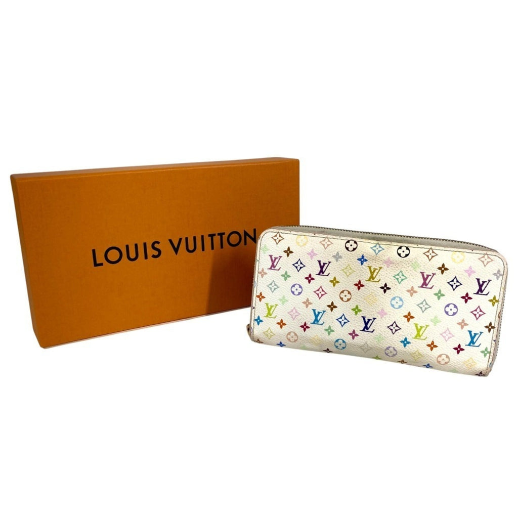 Louis Vuitton Pink White Monogram Multicolore Long Wallet