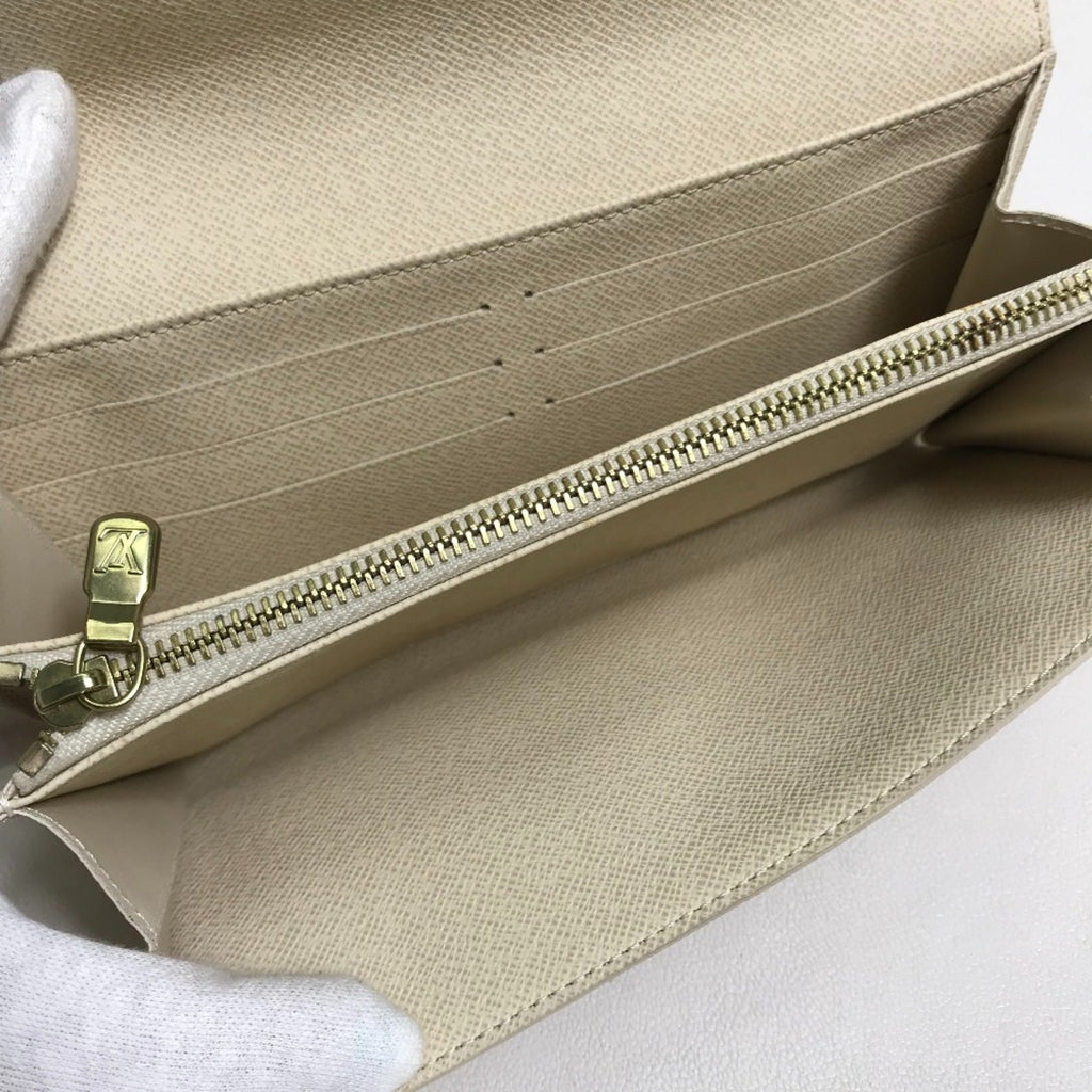 Louis Vuitton Damier Azur Damier Azur White Damier Azur Long Wallet