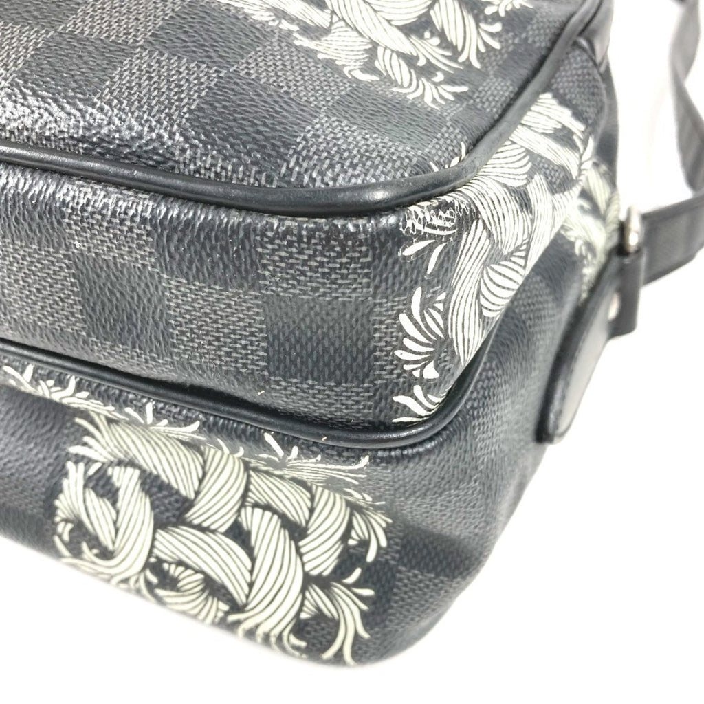 Louis Vuitton Black Damier Graphite Shoulder Bag
