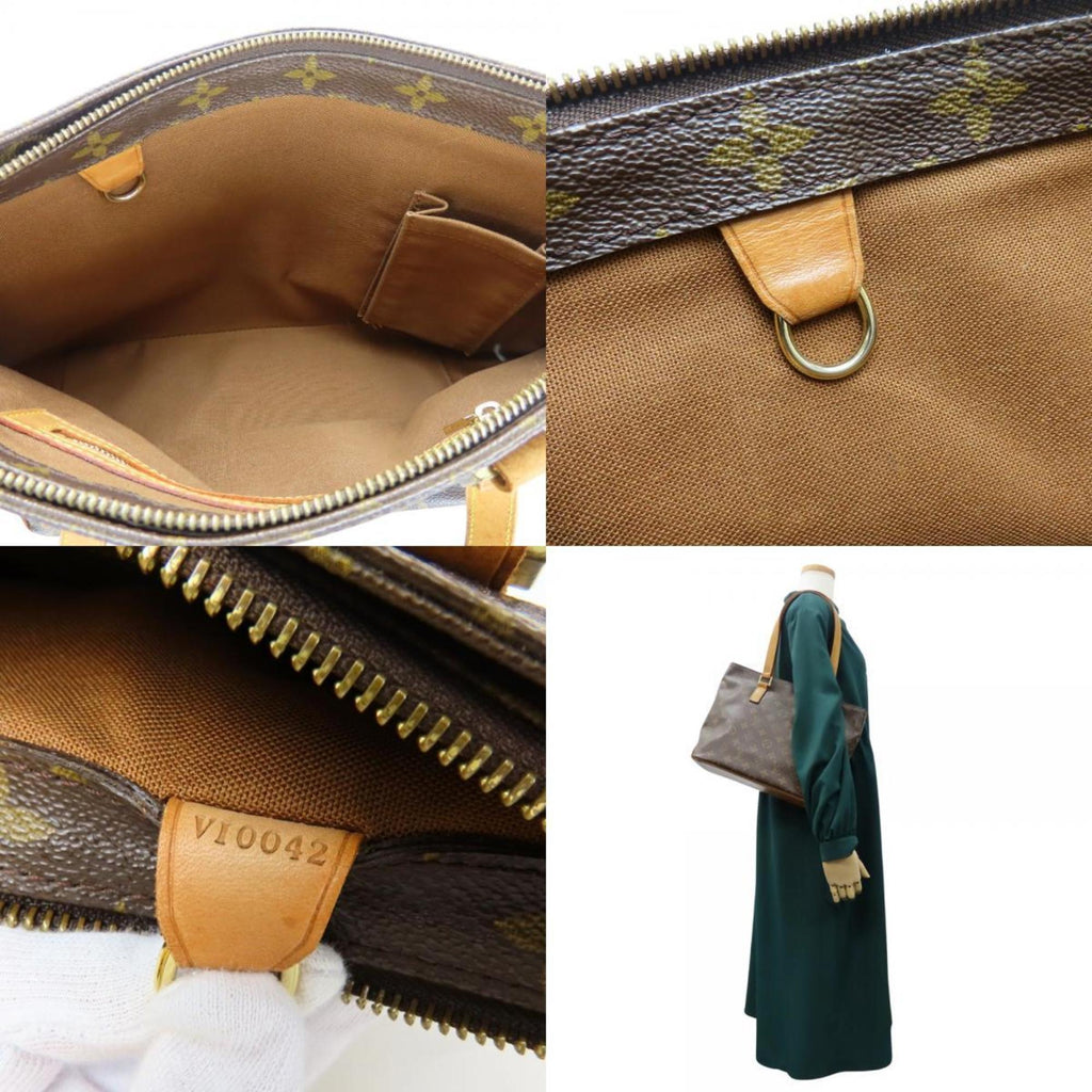 Louis Vuitton Brown Monogram Leather Tote Bag