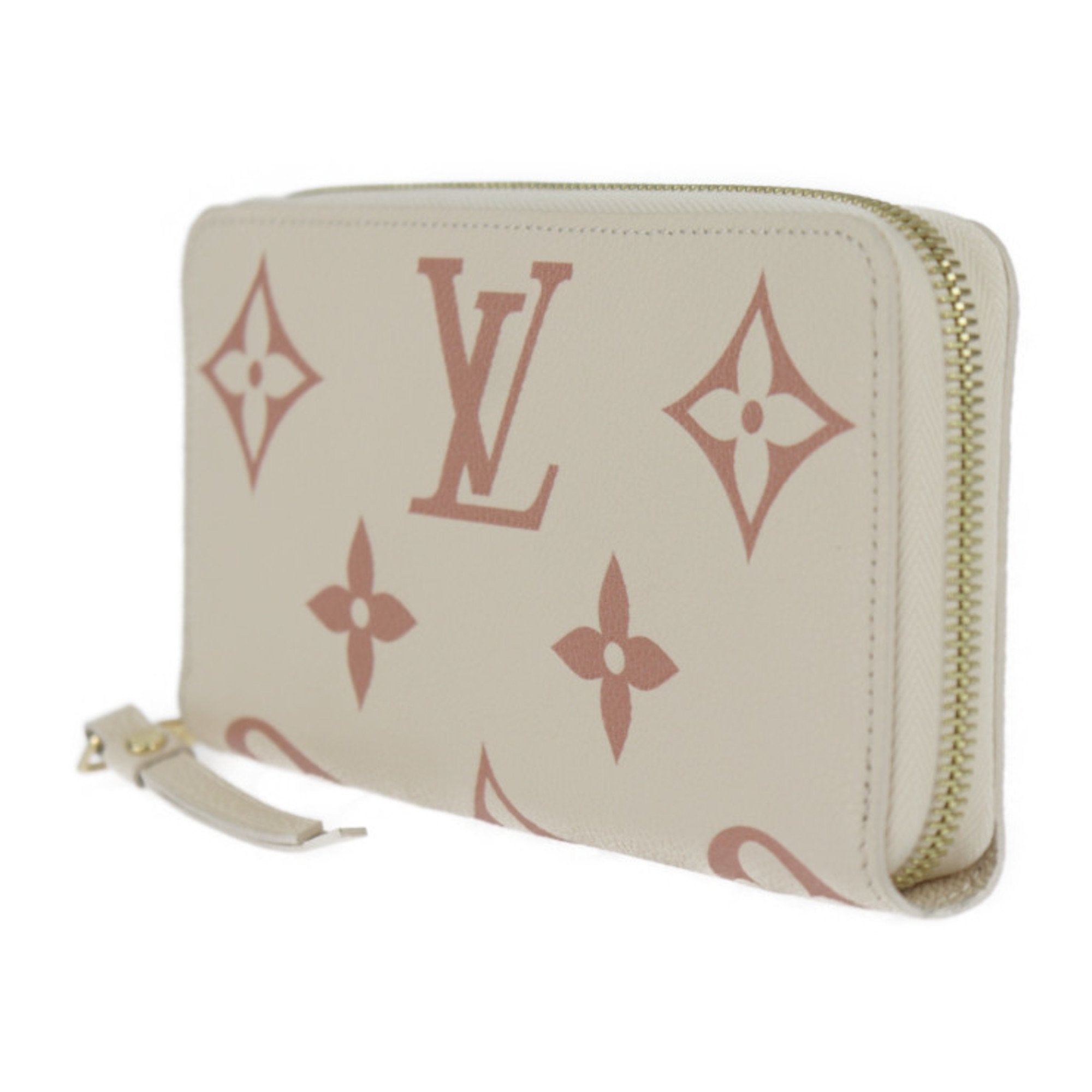 Louis Vuitton Cream Monogram Empreinte Long Wallet