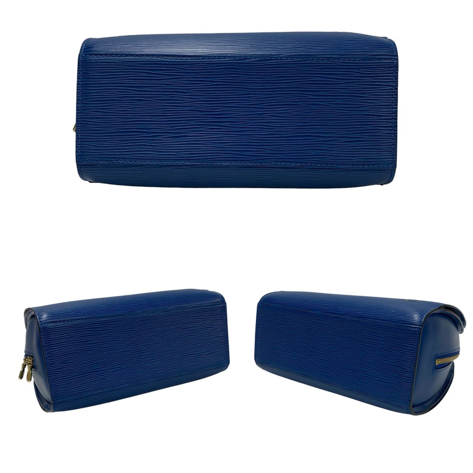 Louis Vuitton Blue Epi Leather Handbag