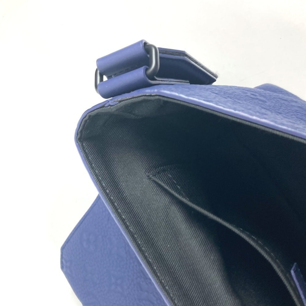 Louis Vuitton Blue Leather Shoulder Bag