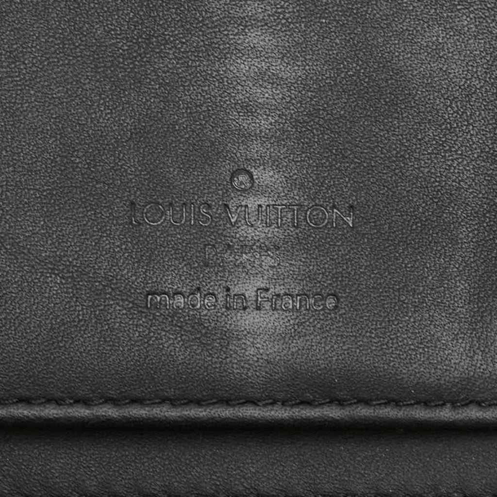 Louis Vuitton Black Noir Leather Long Wallet