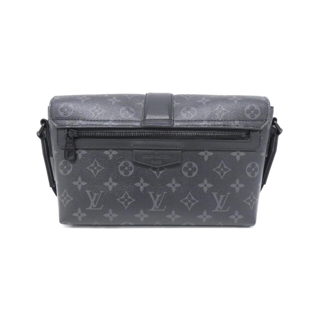 Louis Vuitton Black Coated Canvas Shoulder Bag
