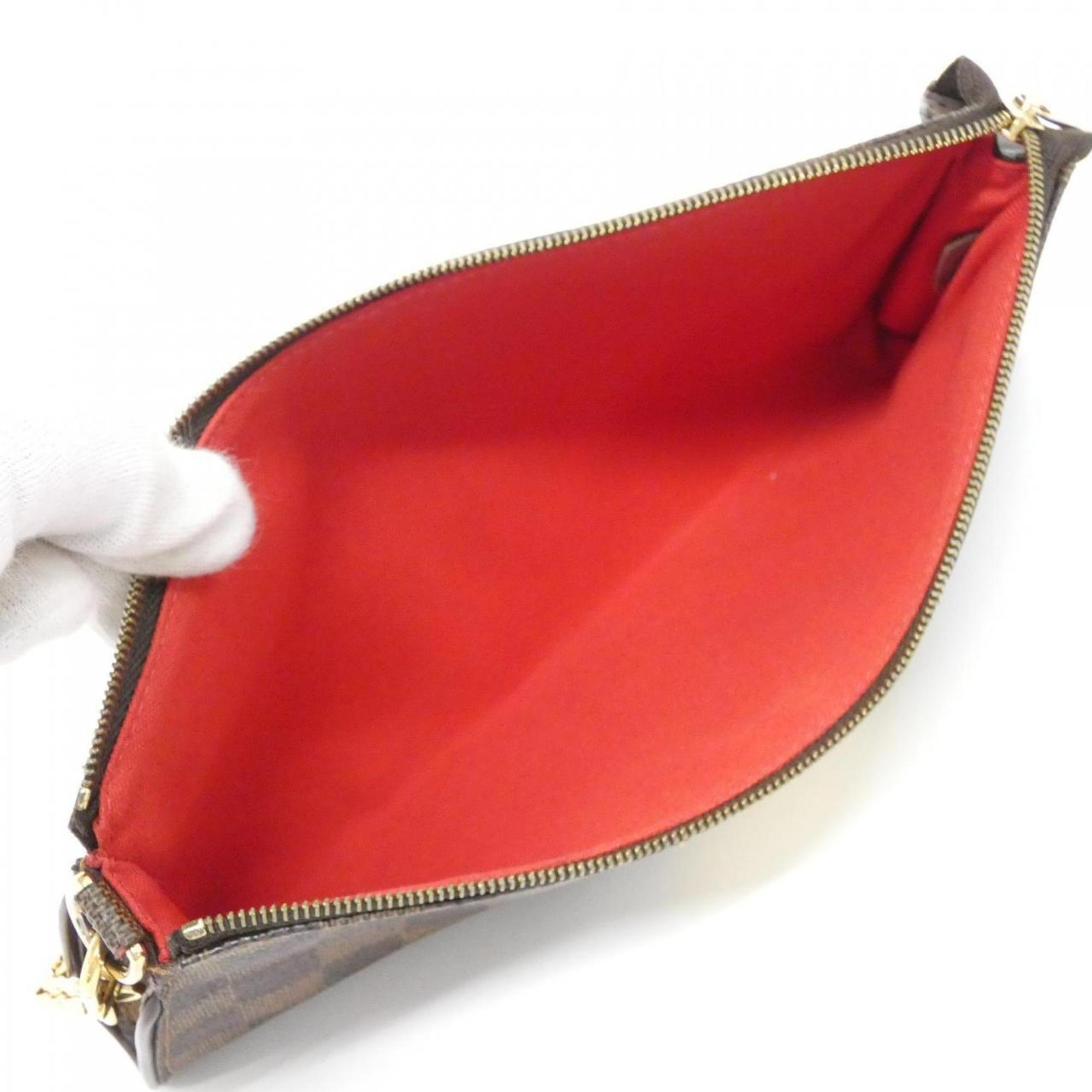 Louis Vuitton Ebene Coated Canvas Shoulder Bag