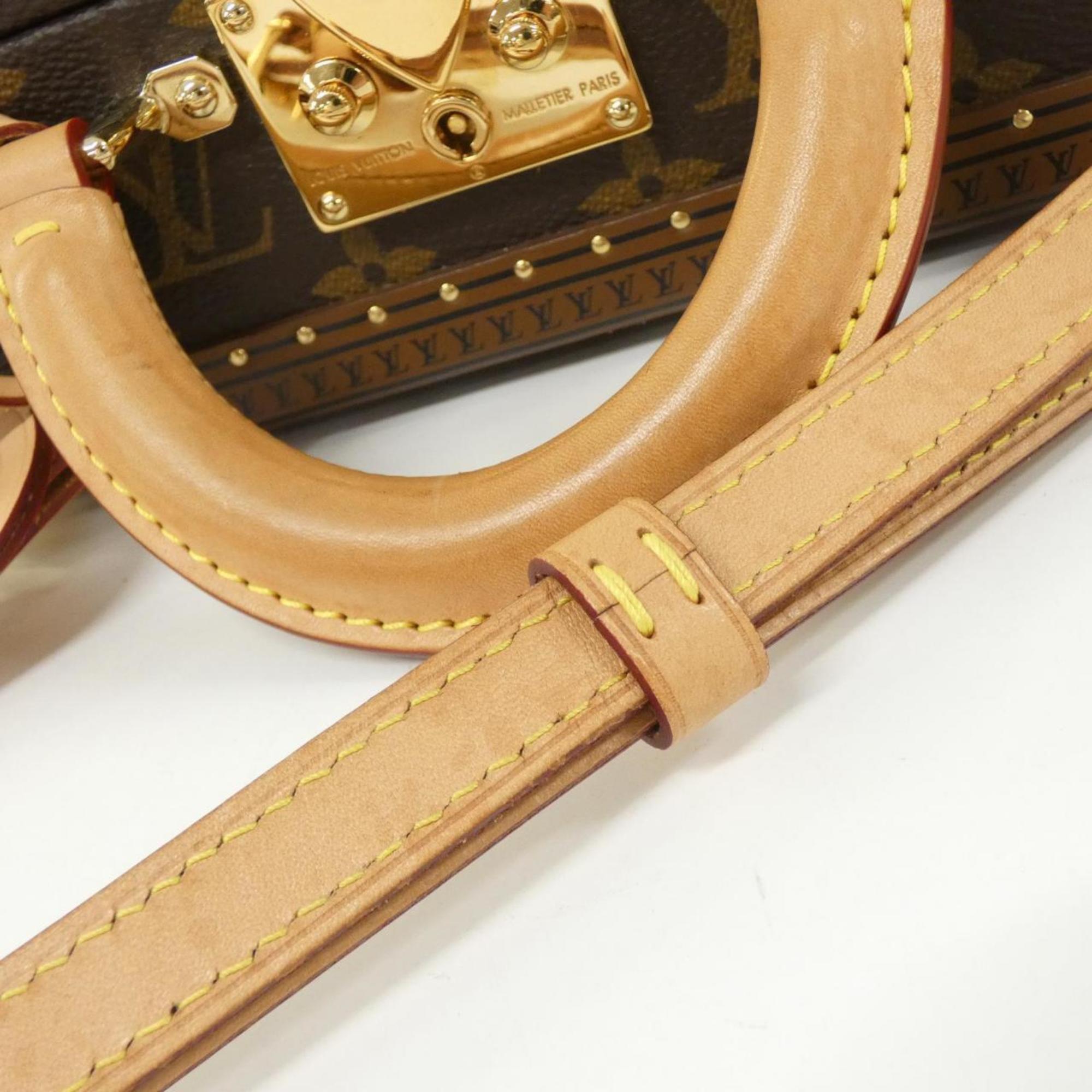Louis Vuitton Marron Coated Canvas Handbag