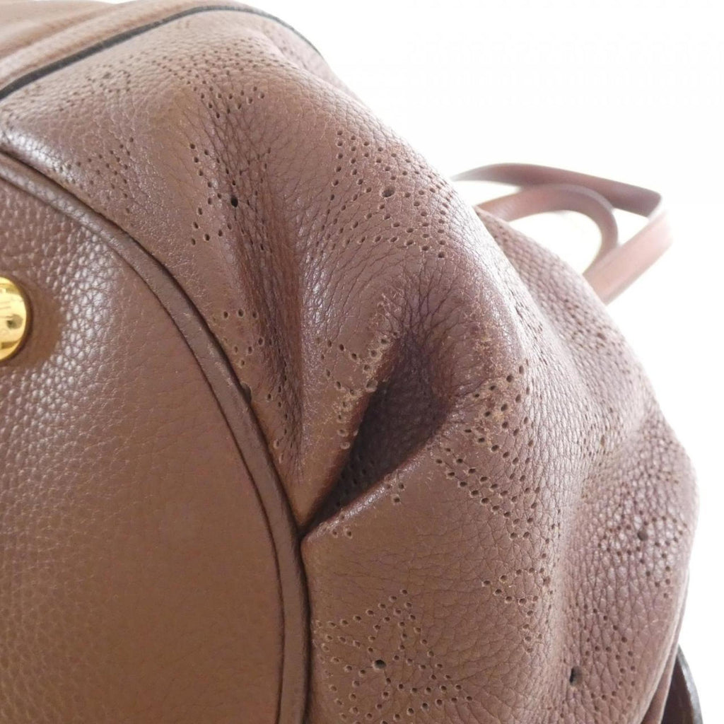 Louis Vuitton Mahina Cognac Leather Shoulder Bag