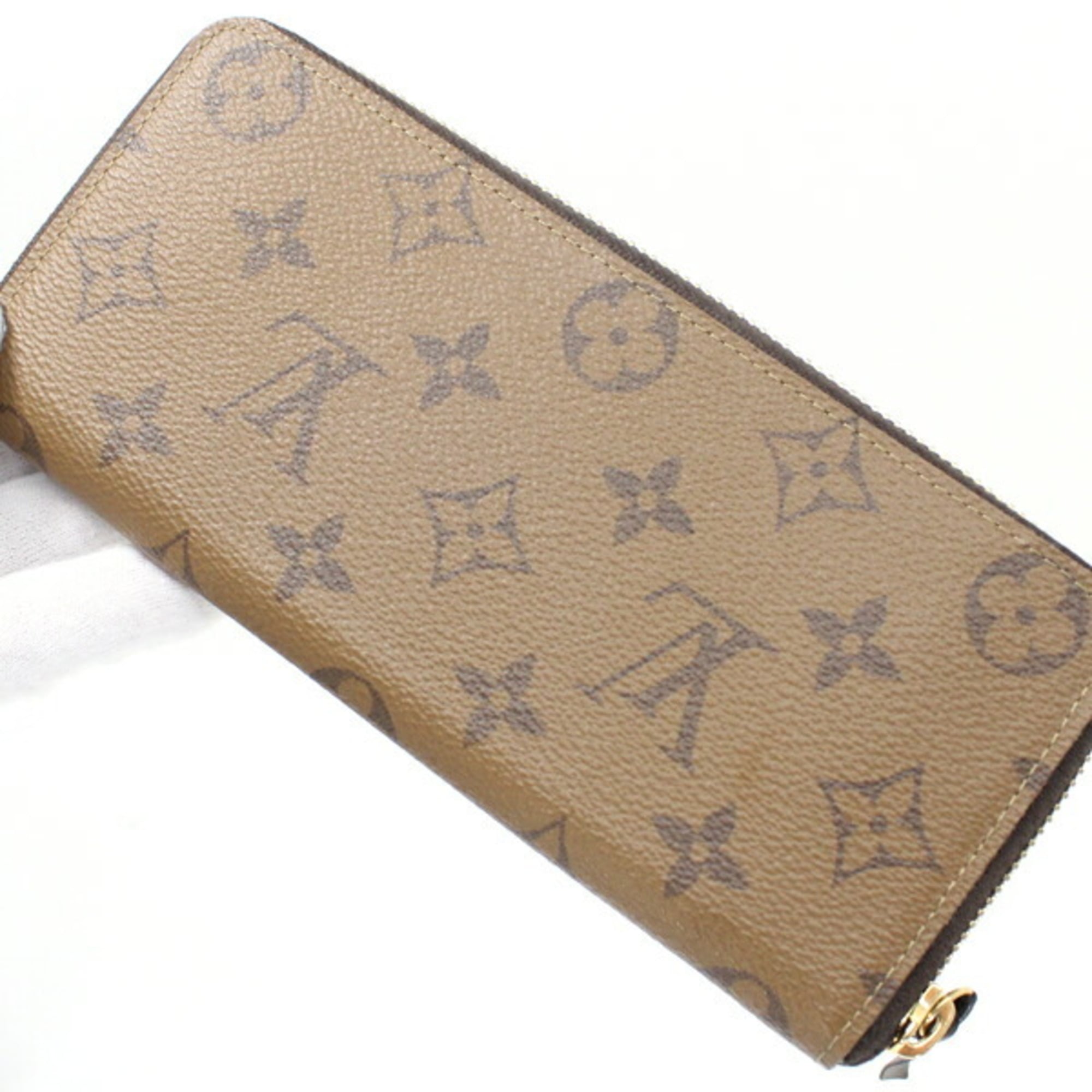Louis Vuitton Monogram Reverse Light Brown Monogram Reverse Long Wallet
