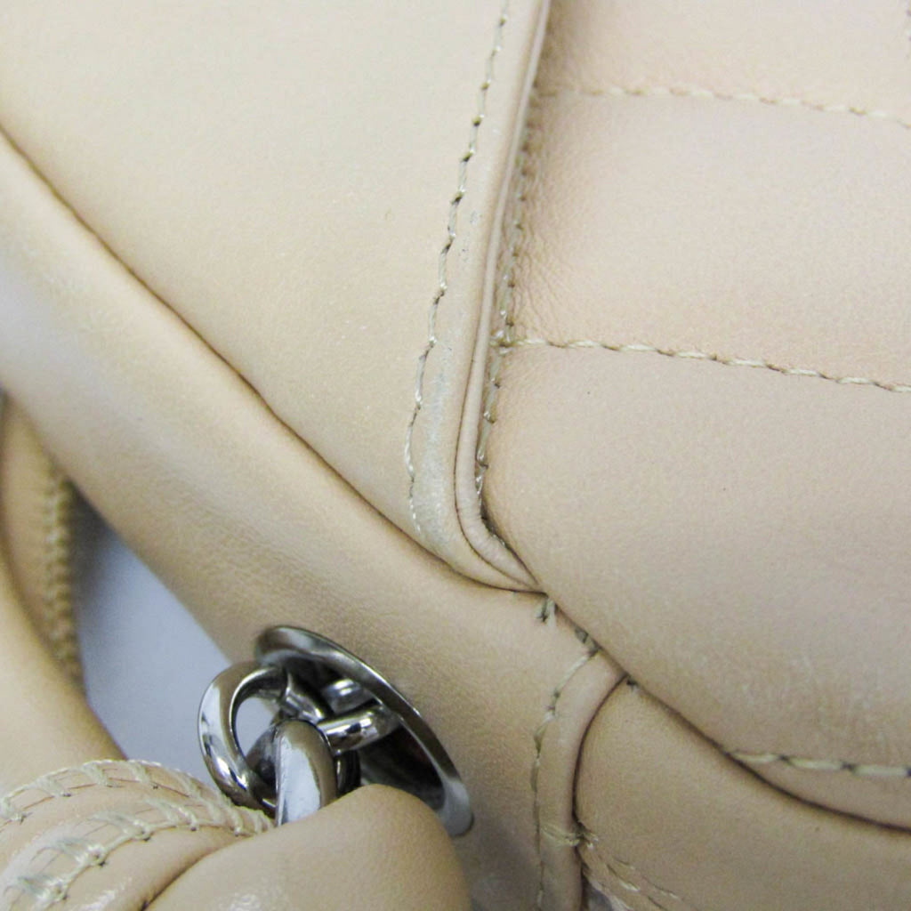 Chanel Ligne Cambon Light Beige Leather Handbag