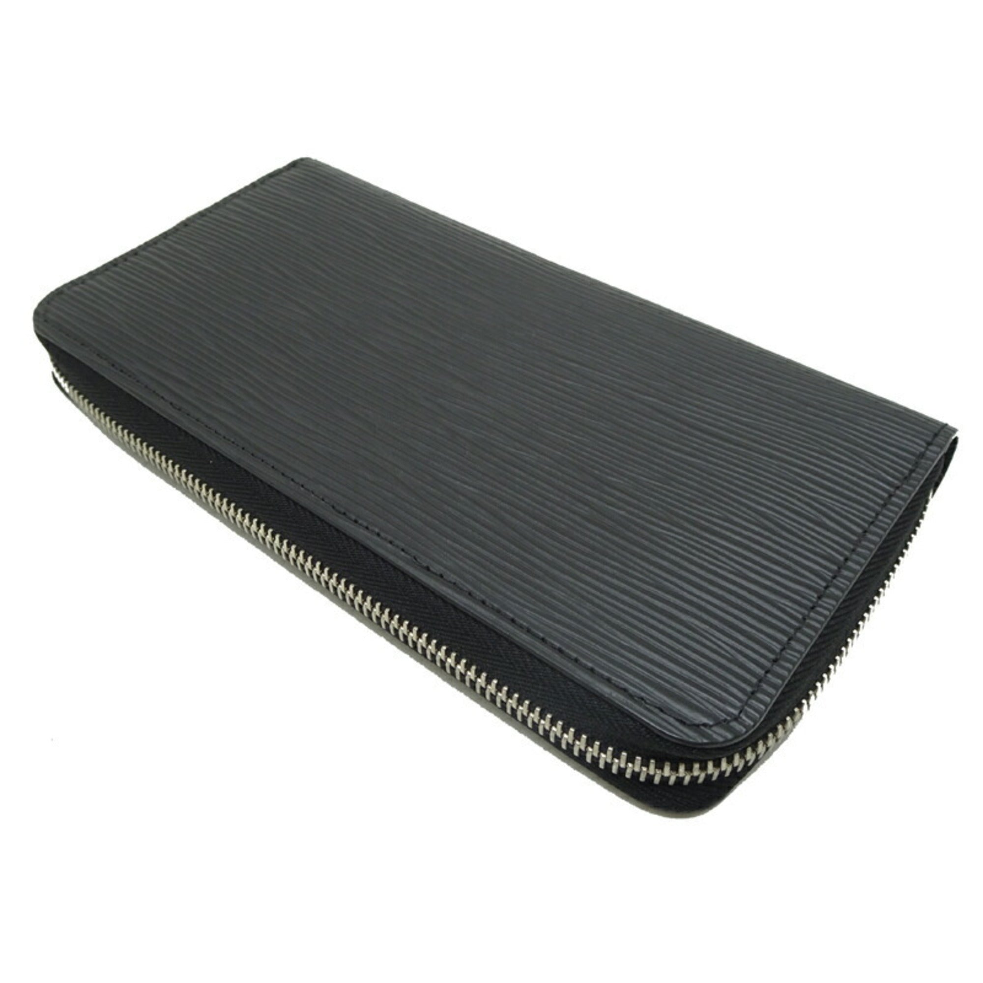 Louis Vuitton Epi Black Noir Epi Leather Long Wallet