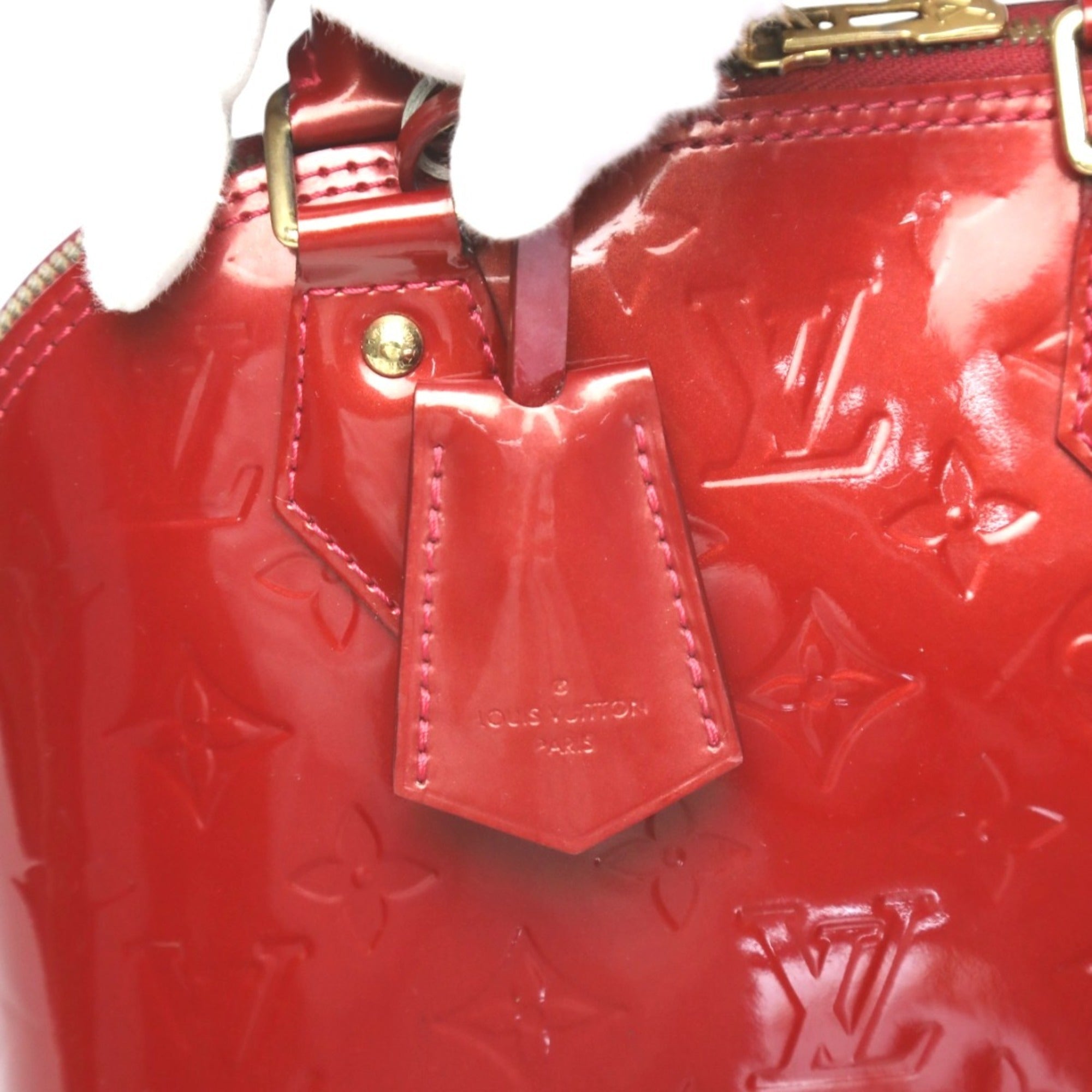 Louis Vuitton Monogram Vernis Red Color Monogram Vernis Handbag
