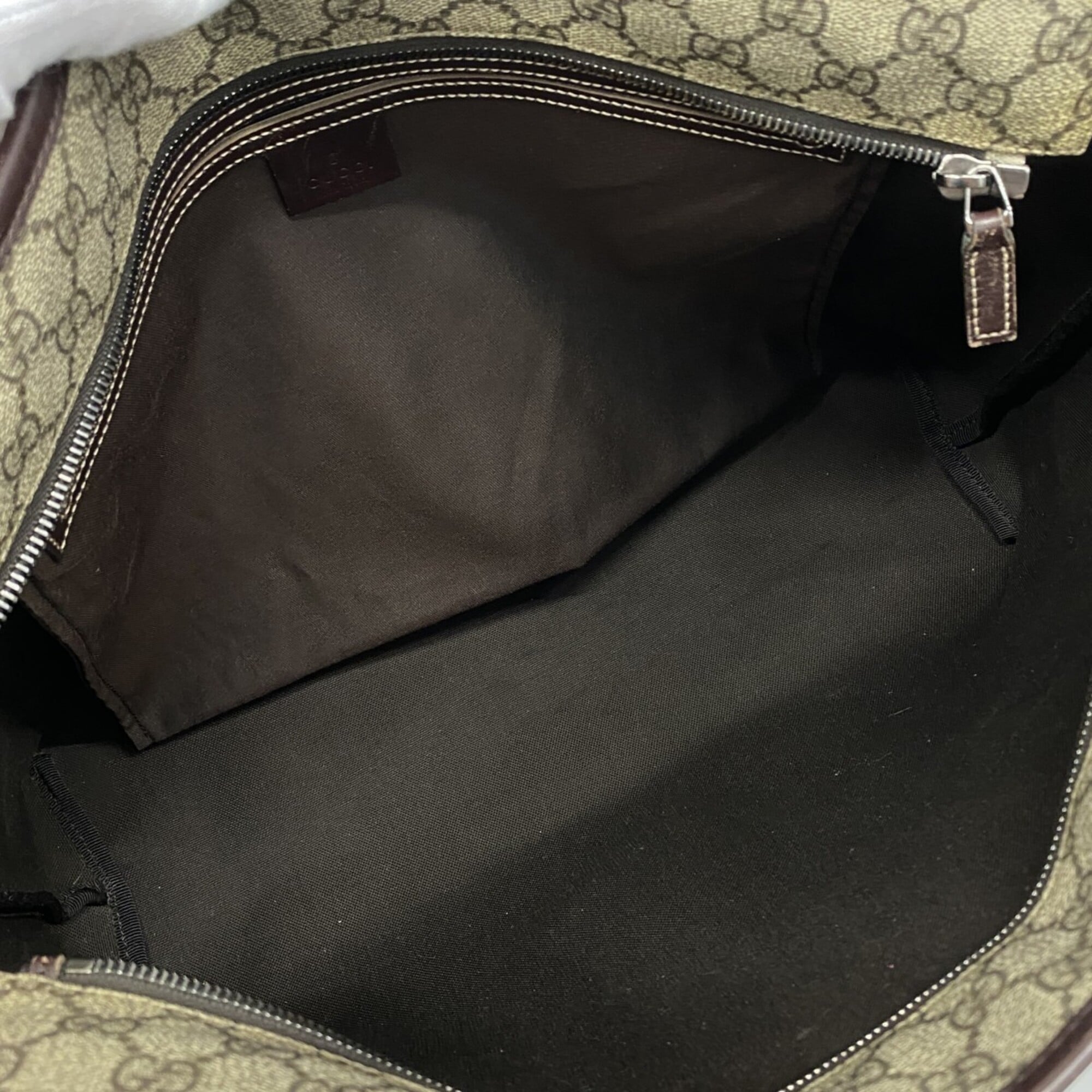 Gucci Beige Brown Pvc Tote Bag (Pre-Owned)