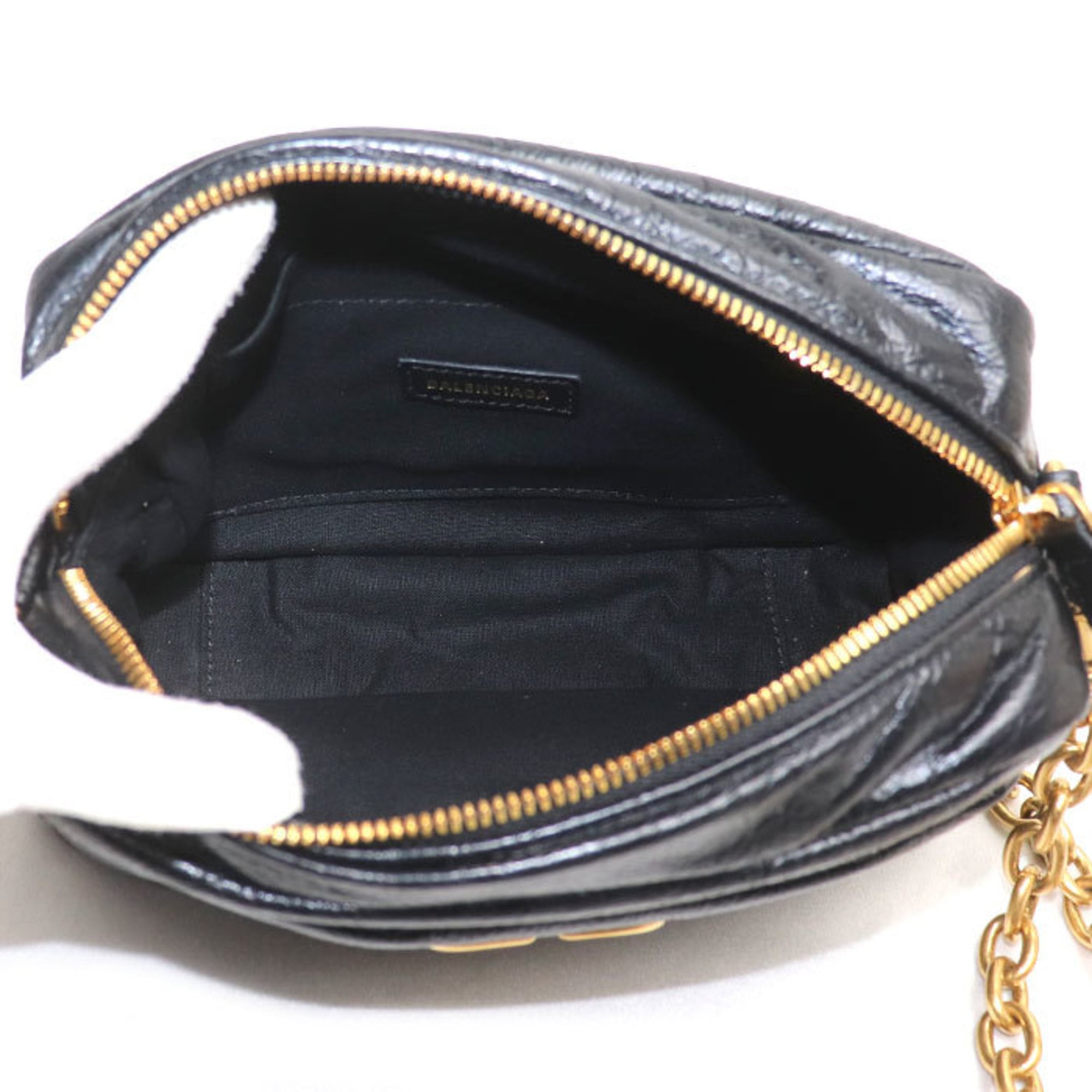 Balenciaga Black Leather Shoulder