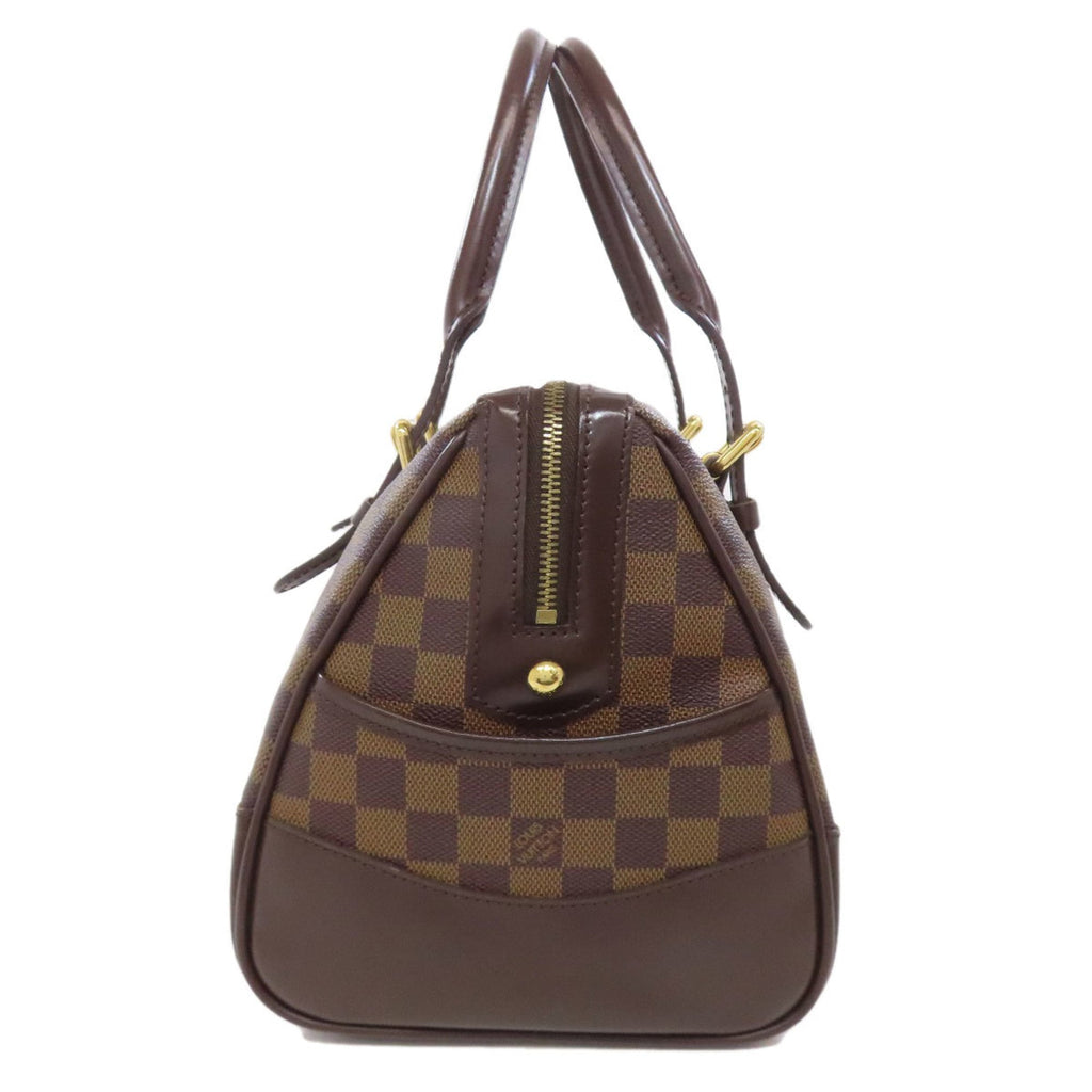 Louis Vuitton Brown Ebene Damier Canvas Boston Bag