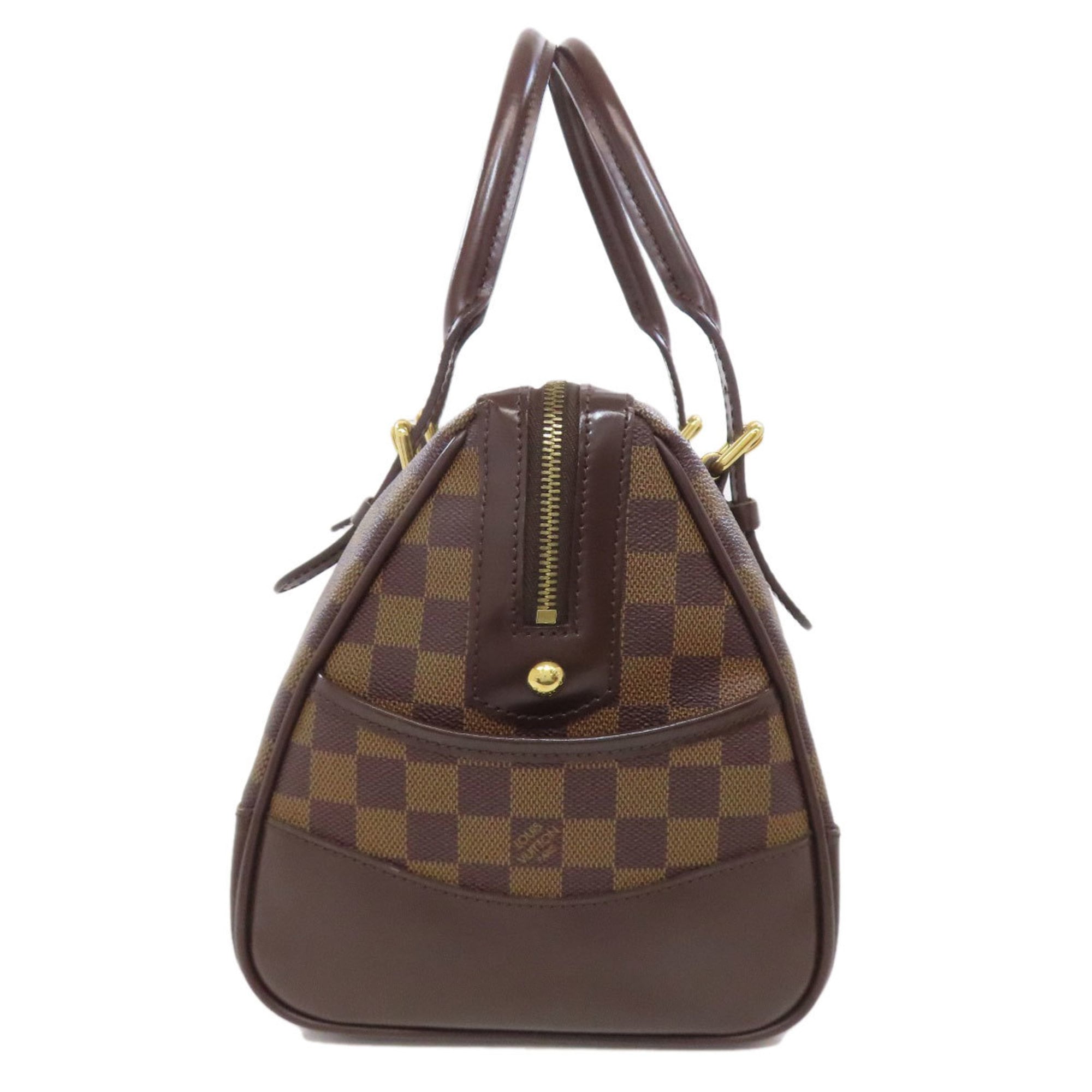 Louis Vuitton Brown Ebene Damier Canvas Boston Bag