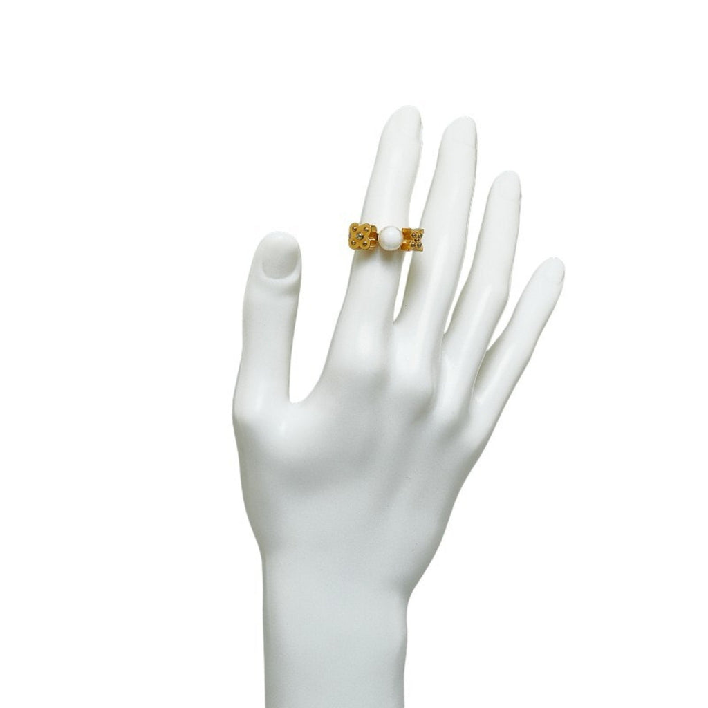Louis Vuitton Gold Gold Plating Band Ring