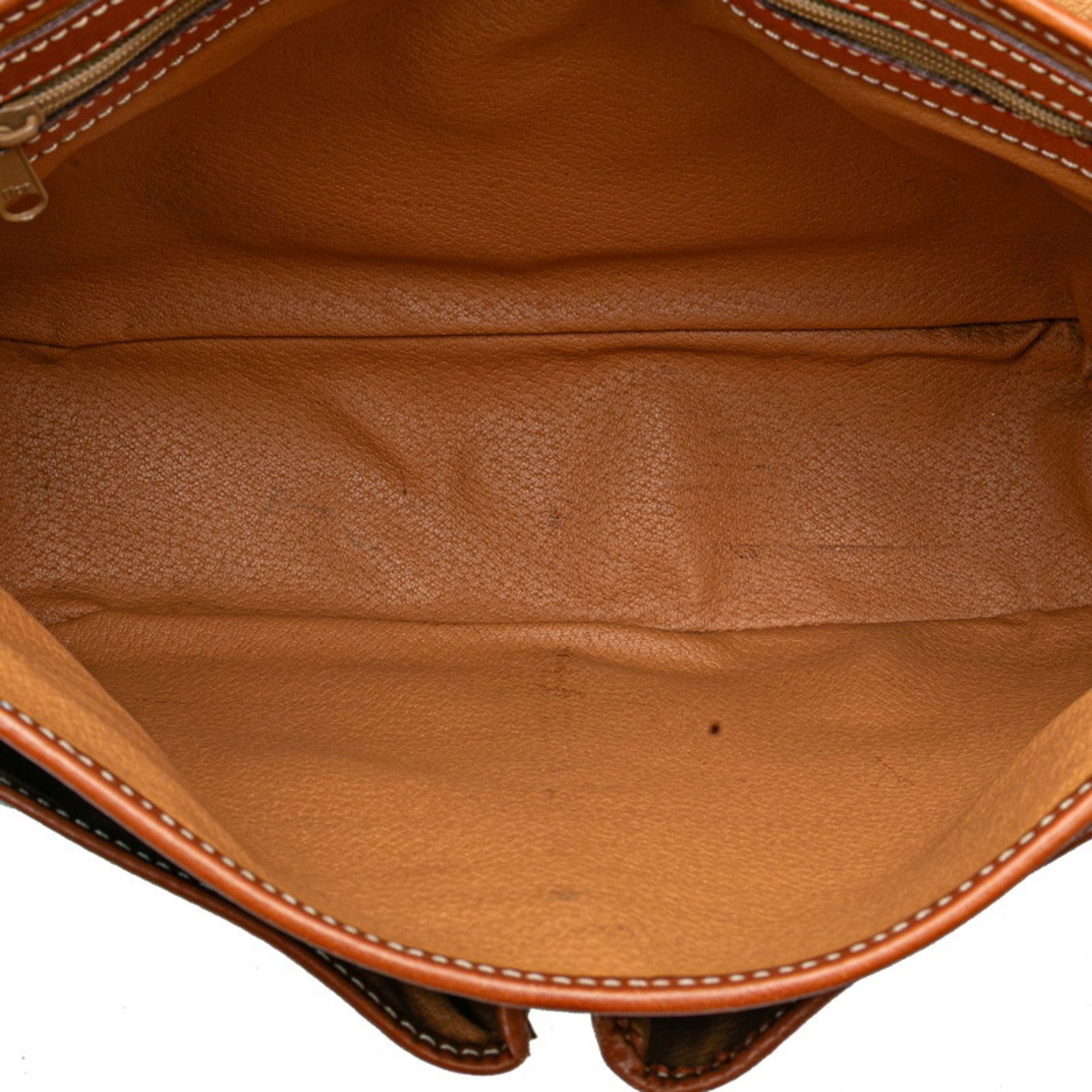 Celine Brown Pvc Leather Handbag Shoulder Bag