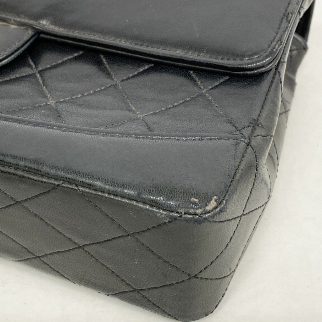 Chanel Black Leather Shoulder Bag