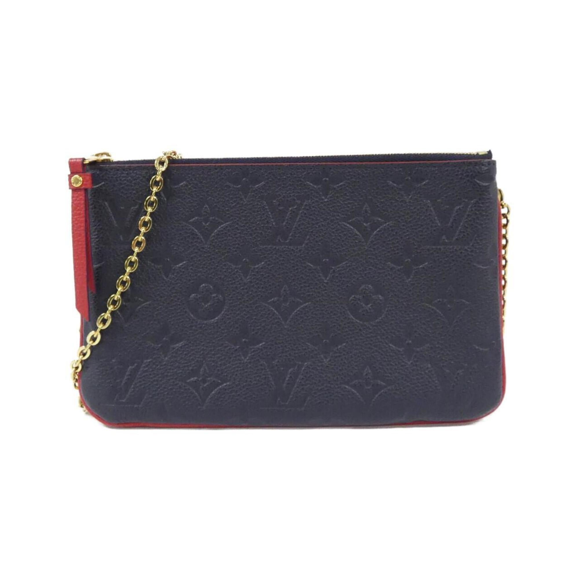 Louis Vuitton Monogram Empreinte Marine Rouge Leather Pochette Shoulder Bag