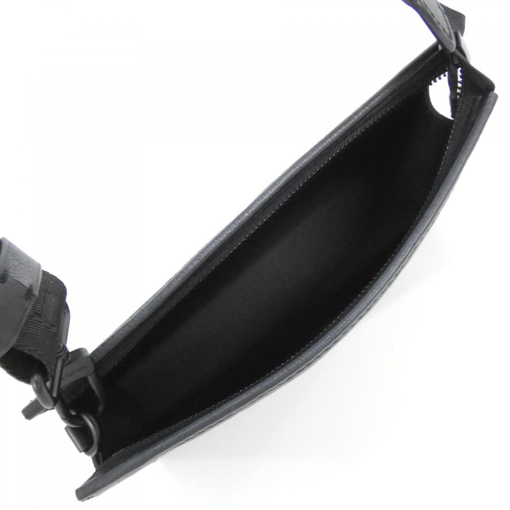 Louis Vuitton Black Leather Shoulder Bag