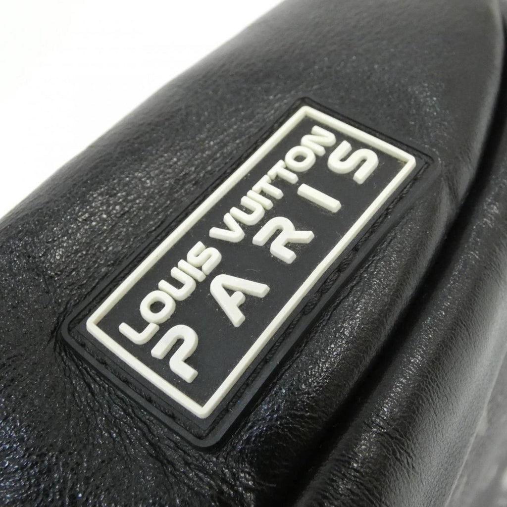 Louis Vuitton Black Coated Canvas Shoulder Bag