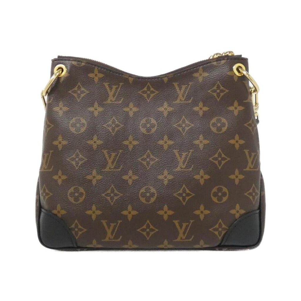 Louis Vuitton Black Marron Coated Canvas Shoulder Bag