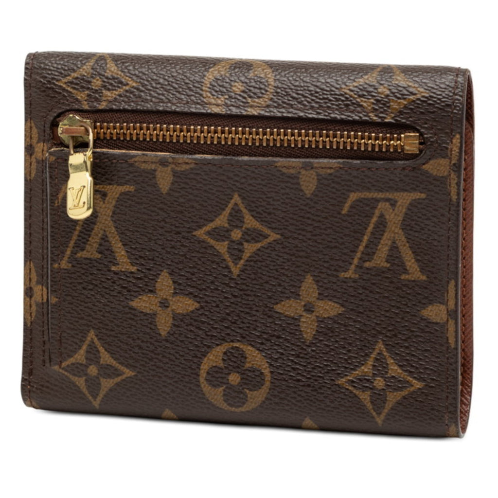 Louis Vuitton Brown Pvc Leather Wallet