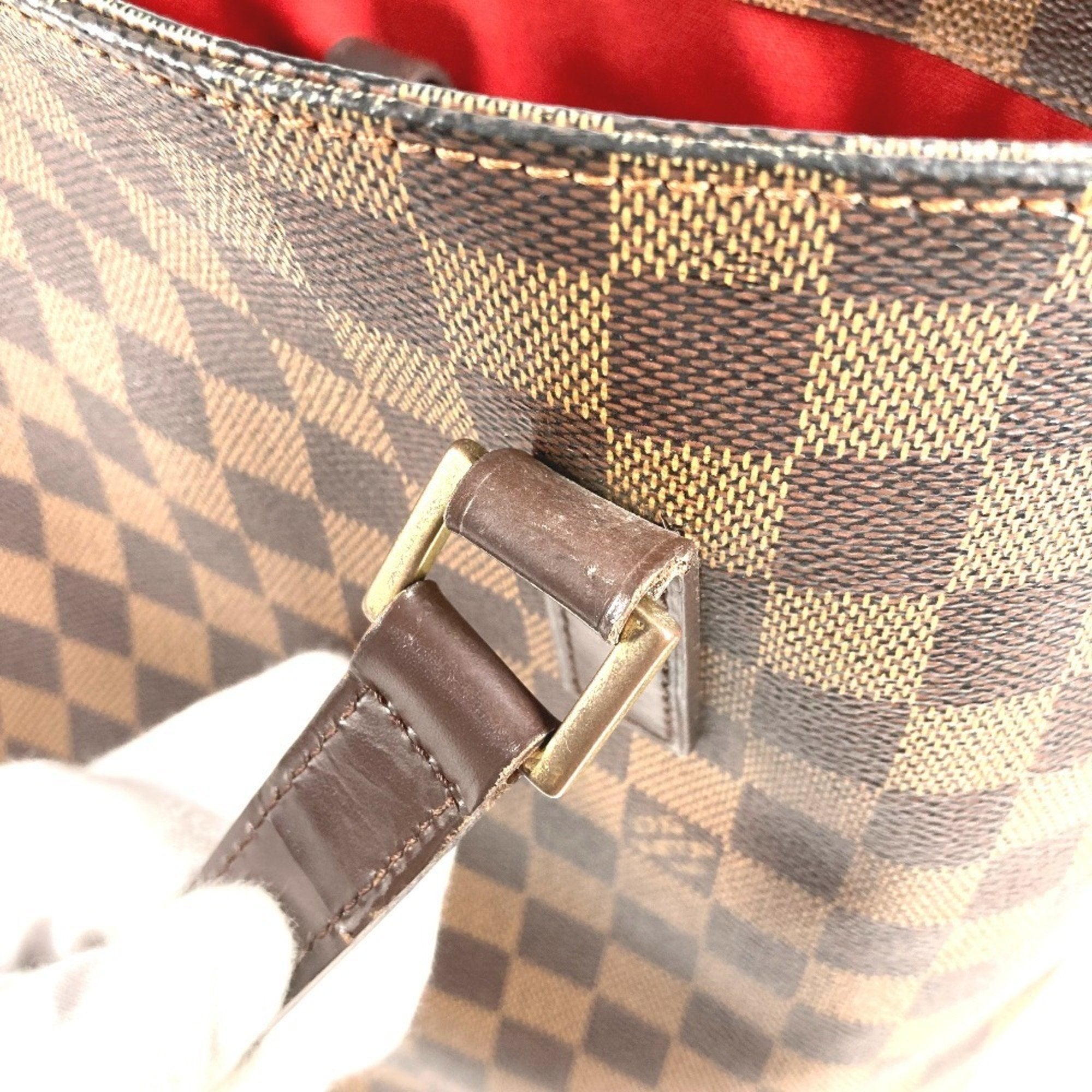 Louis Vuitton Brown Damier Canvas Ebene Damier Canvas Shoulder Bag Tote Bag
