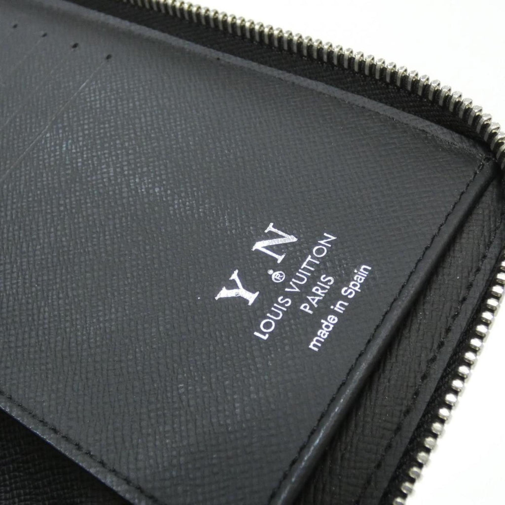 Louis Vuitton Dark Gray Graphite Coated Canvas Long Wallet