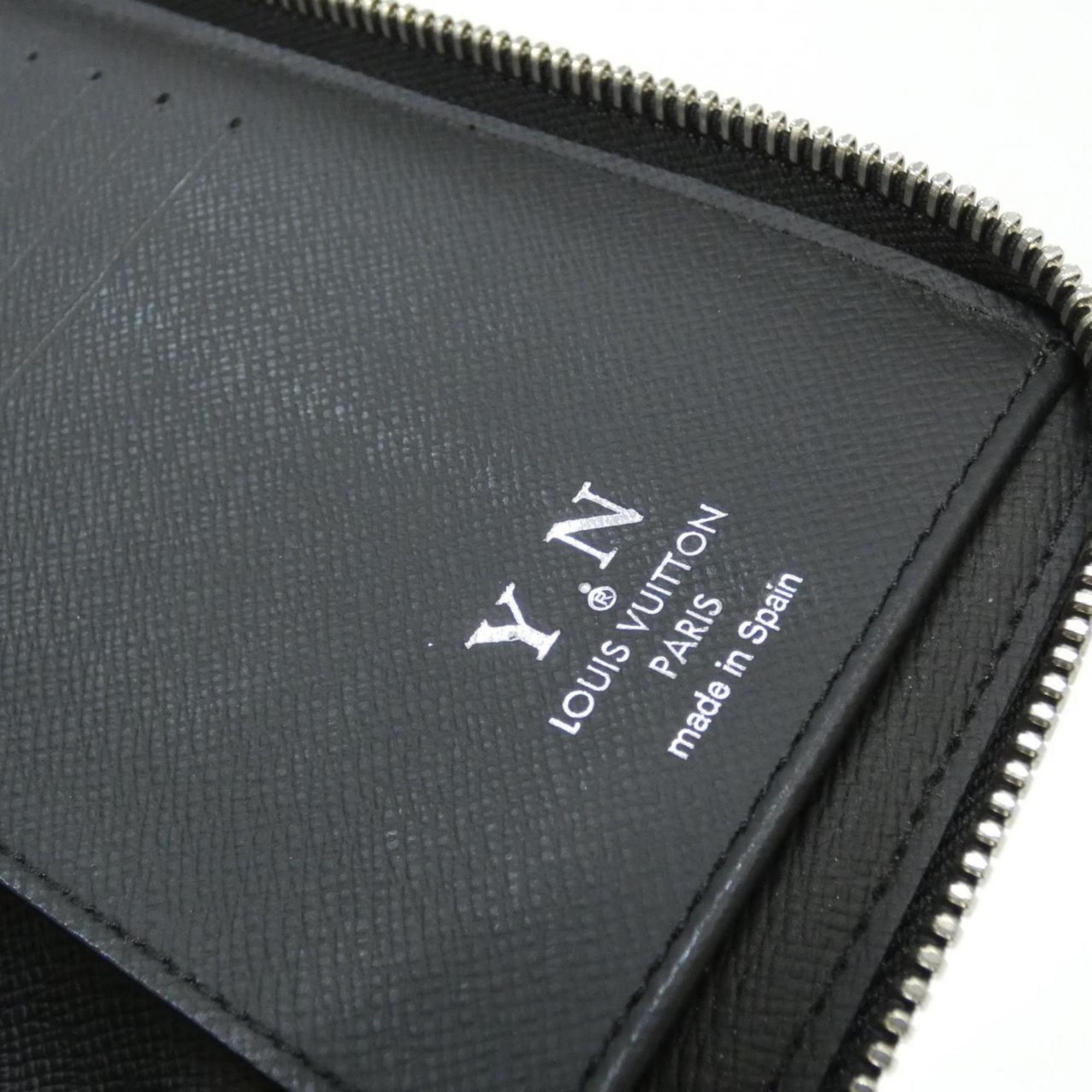 Louis Vuitton Dark Gray Graphite Coated Canvas Long Wallet