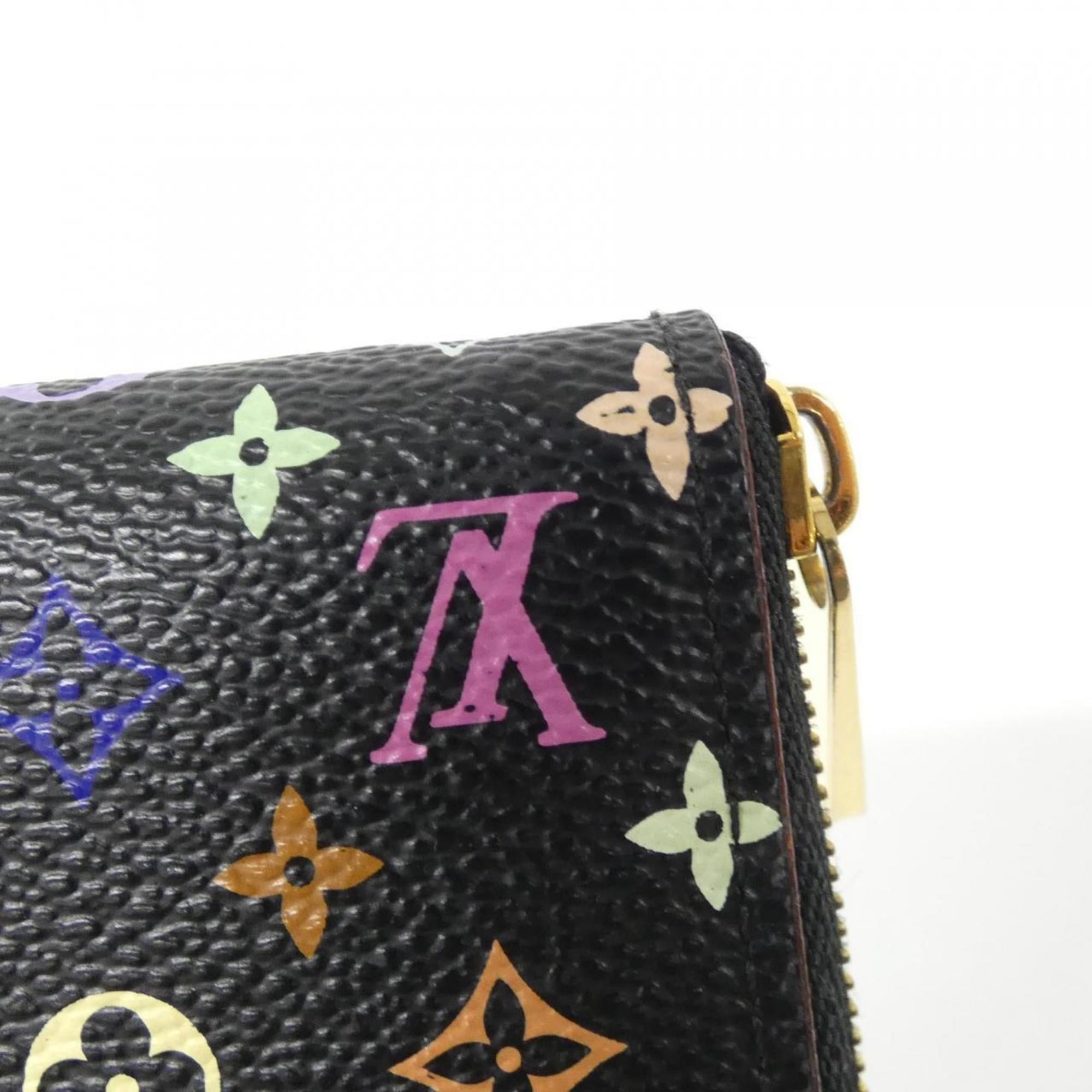 Louis Vuitton Black Grenade Coated Canvas Coin Purse/Coin Case