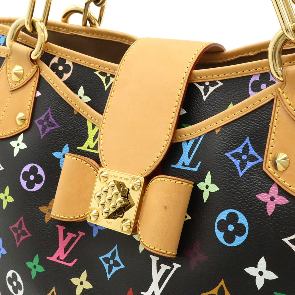 Louis Vuitton Noir Pvc Shoulder Bag Tote Bag