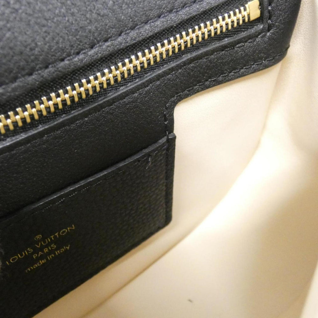 Louis Vuitton Black Leather Shoulder Bag