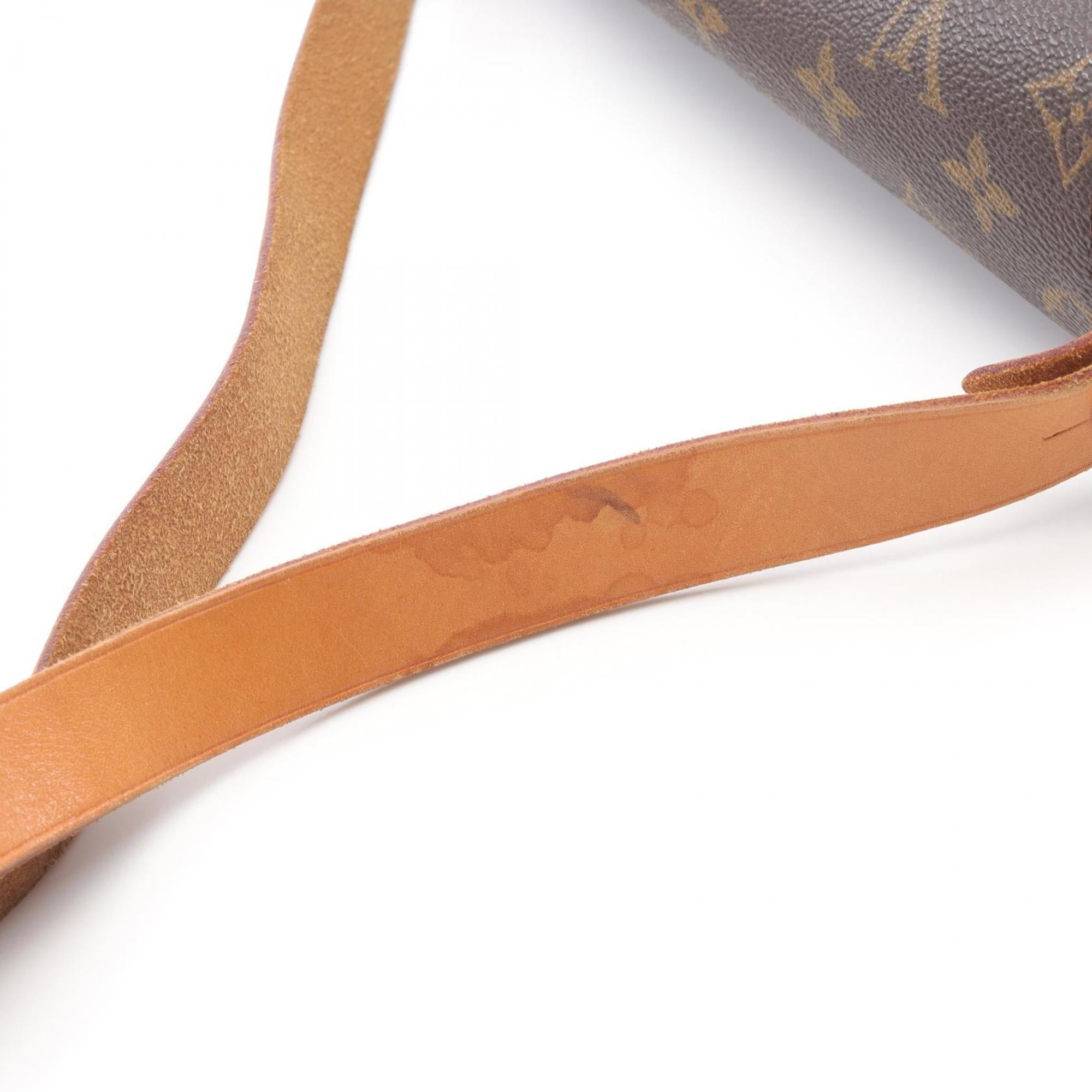 Louis Vuitton Brown Coated Canvas Pvc Leather Shoulder Bag