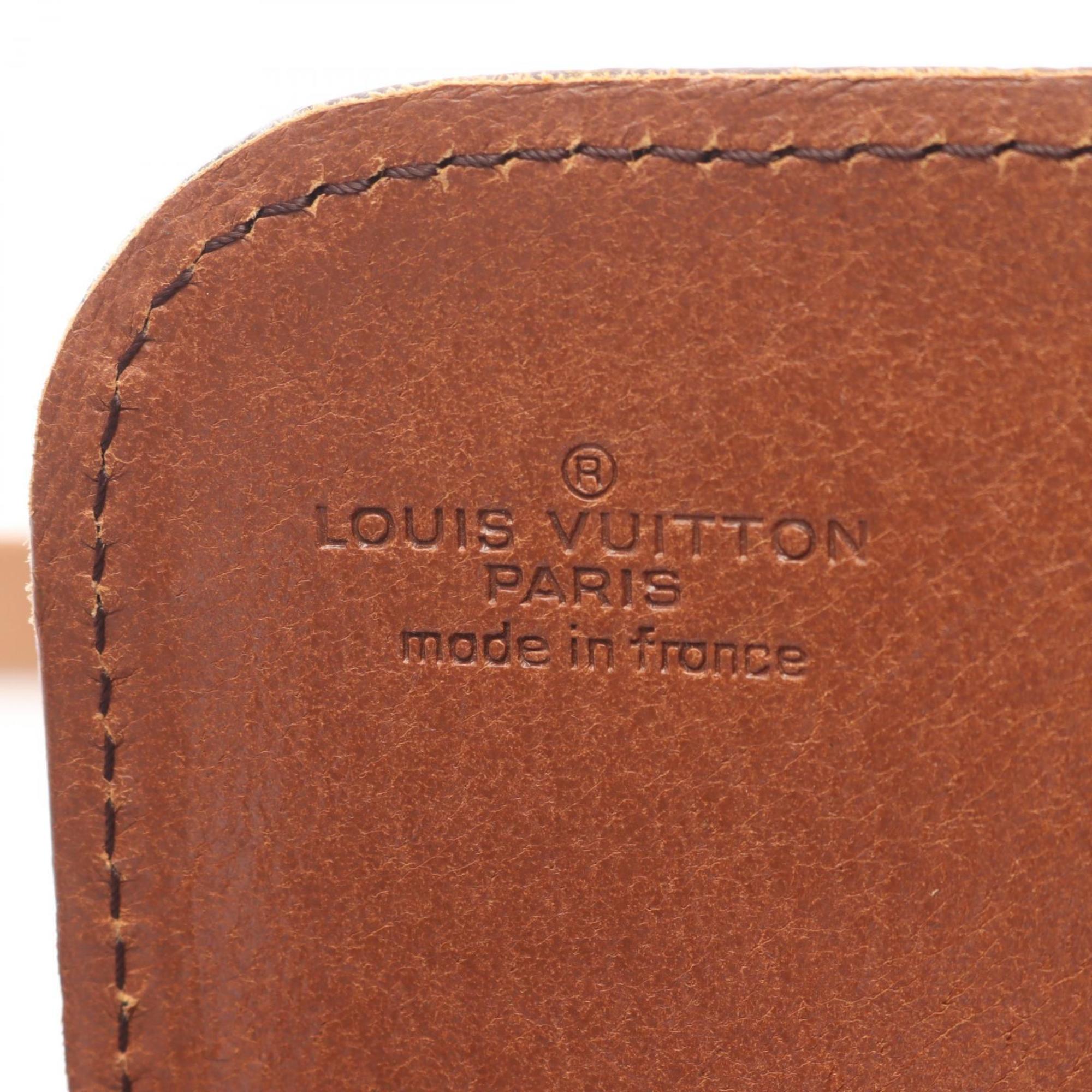 Louis Vuitton Brown Monogram Leather Shoulder Bag