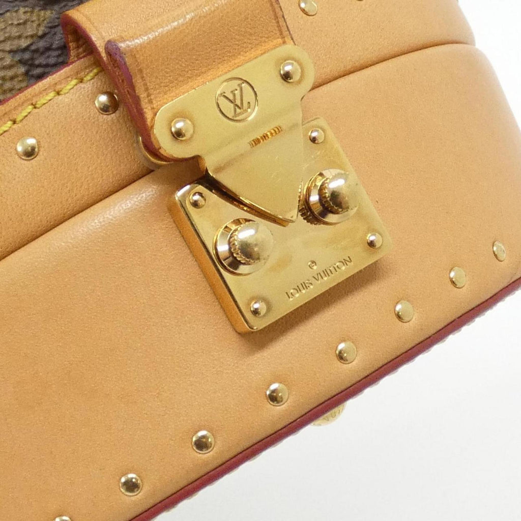 Louis Vuitton Marron Coated Canvas Handbag